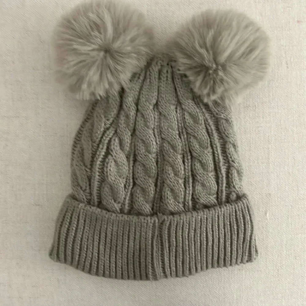 UGG Double pom-pom beanie hat for baby